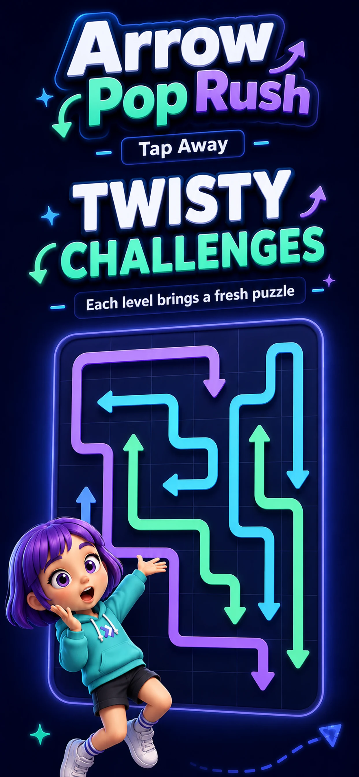 Arrow Pop Rush: Tap Away screenshot