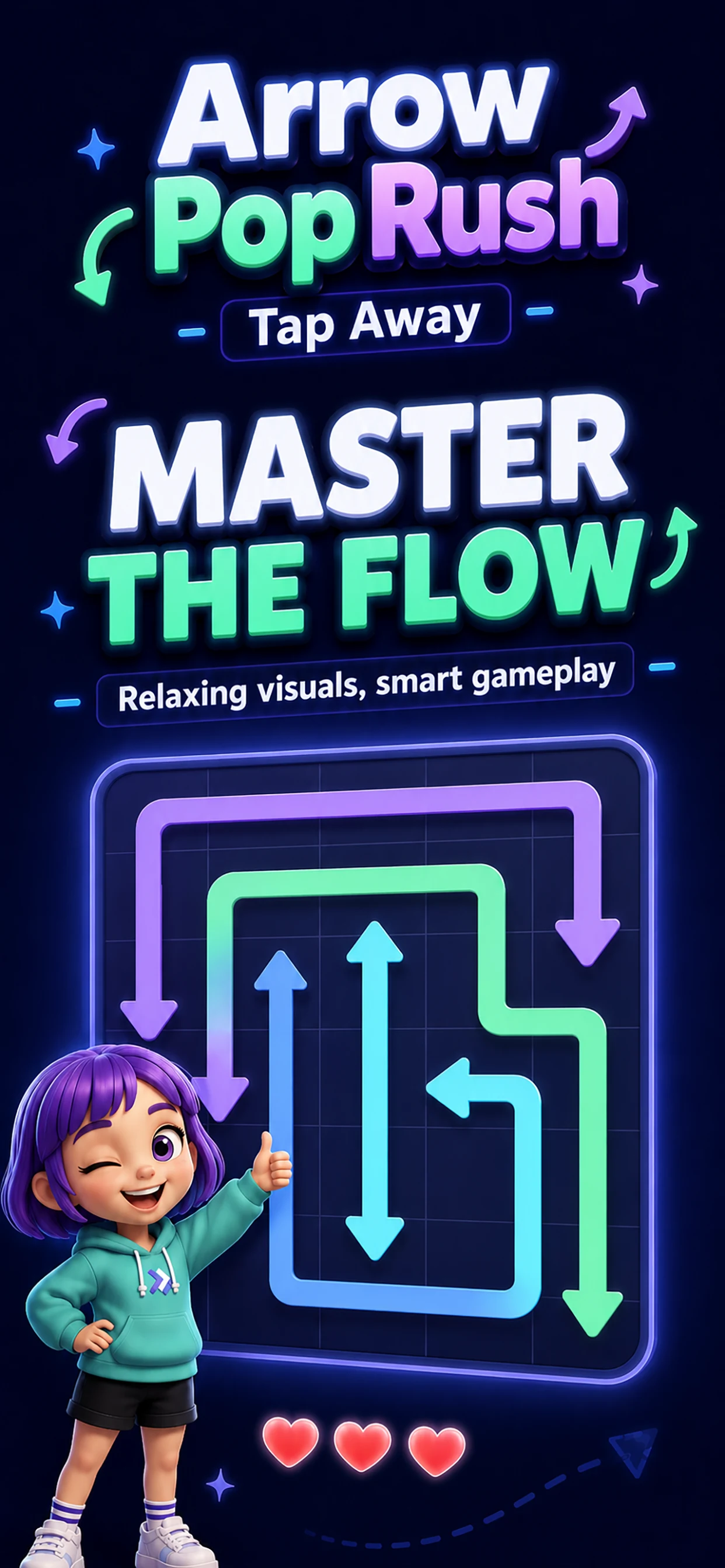 Arrow Pop Rush: Tap Away screenshot