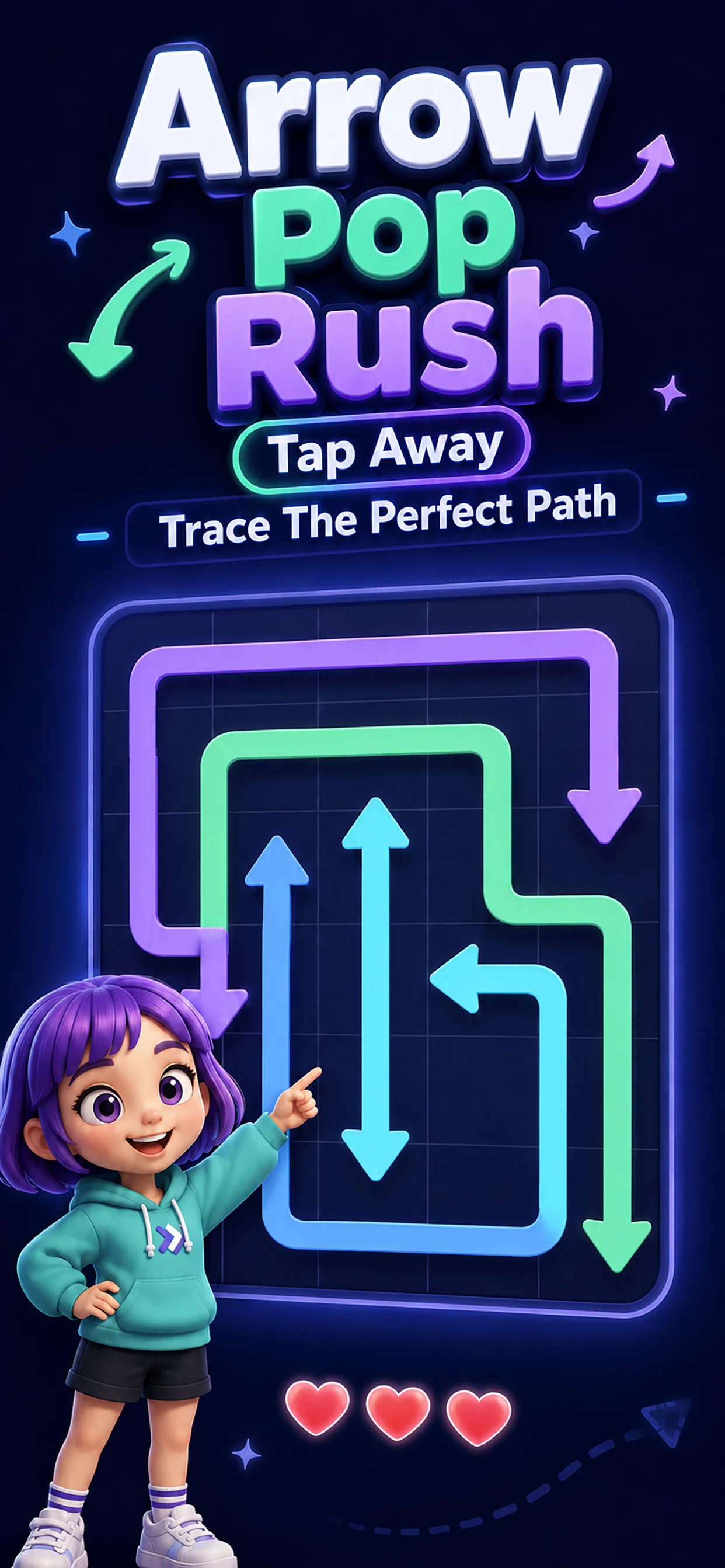 Arrow Pop Rush: Tap Away screenshot